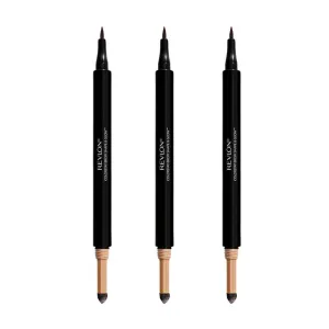 3x Revlon ColorStay Brow Shape & Glow 250 Soft Black