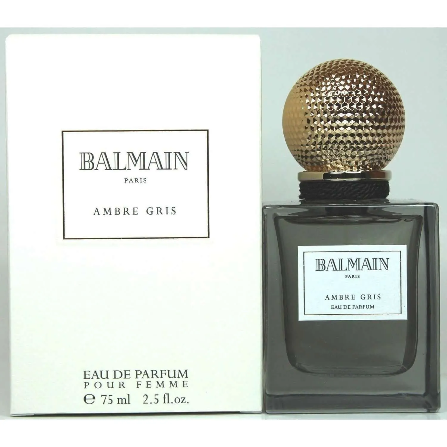 AMBRE GRIS Balmain Women EDP Perfume Spray 2.5 oz NEW IN BOX