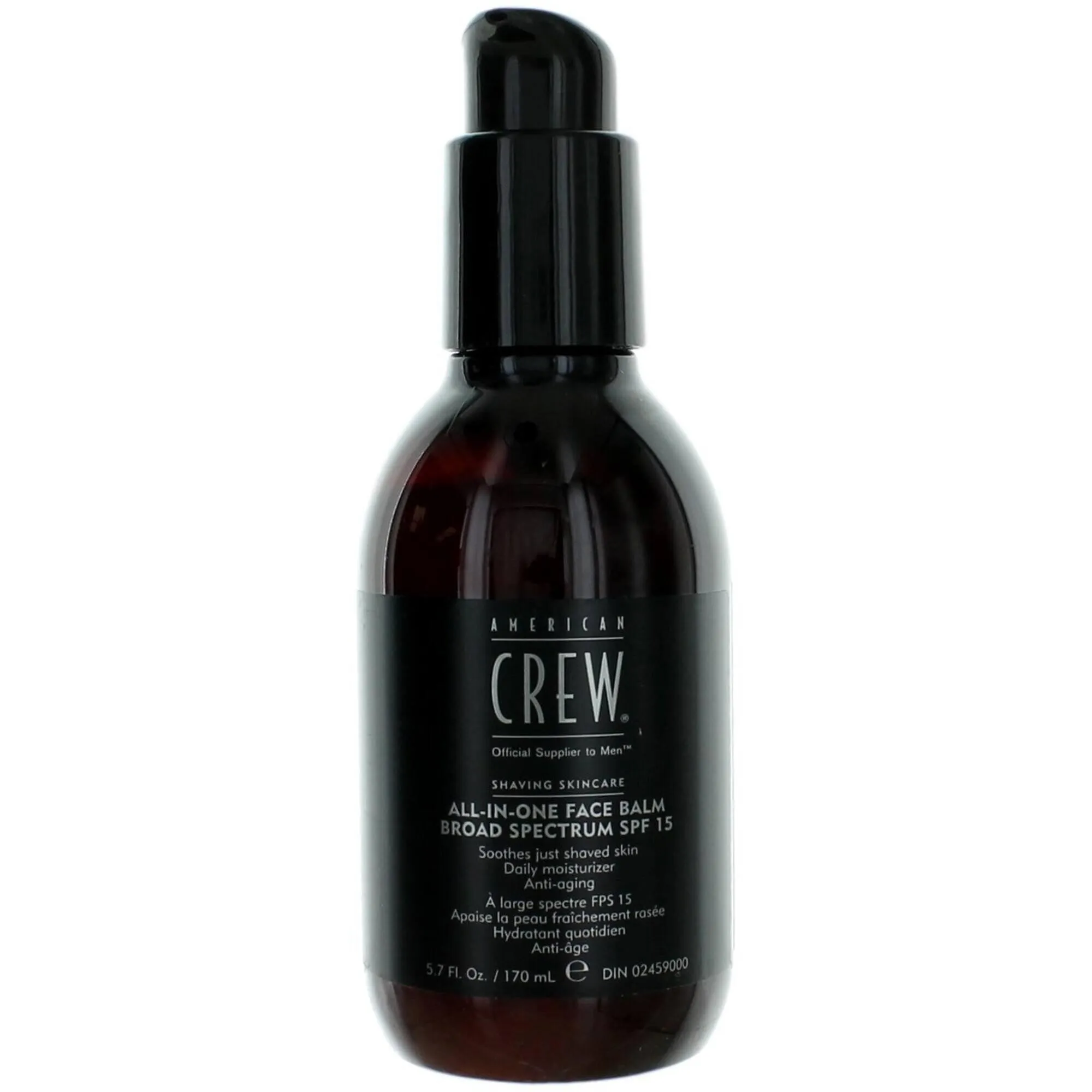 American Crew Men's Face Balm - All-In-One Daily Moisturizer SPF 15, 5.7 oz