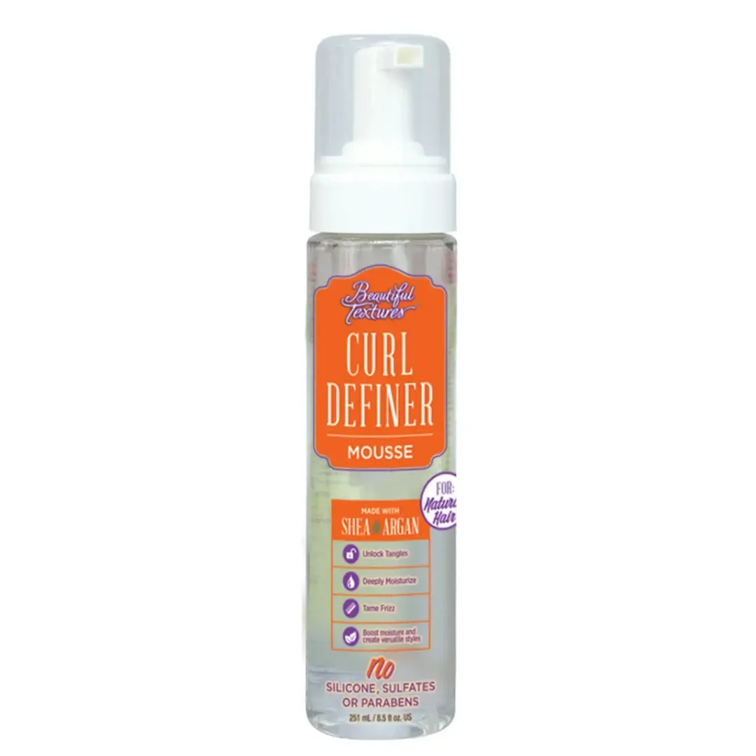 Beautiful Textures Definer Curl Enhancing Pump Hair Styling Mousse with Argan Oil - 8.5 oz