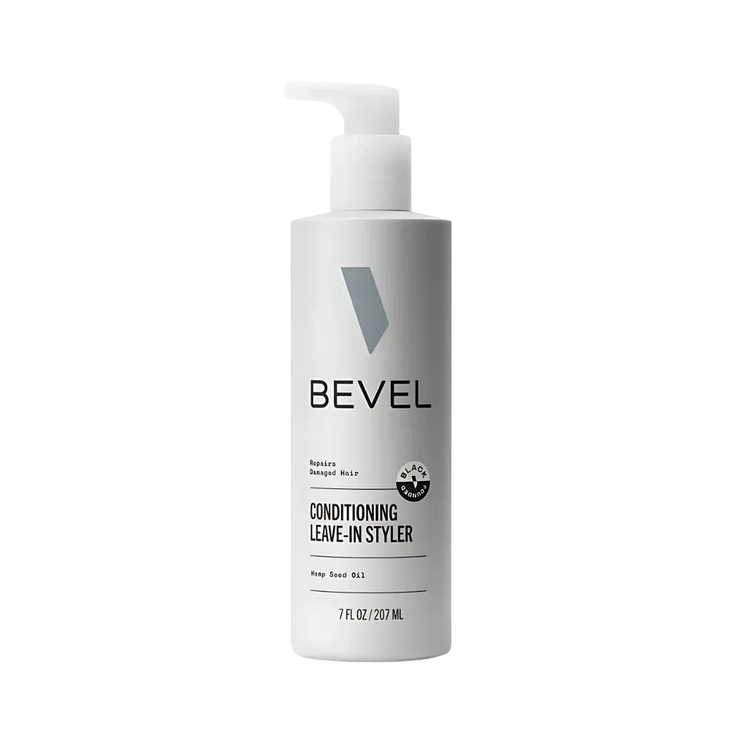 Bevel Hair Conditioning Daily Hair Lotion Leave-in Styler with Hemp Seed Oil - 7 oz