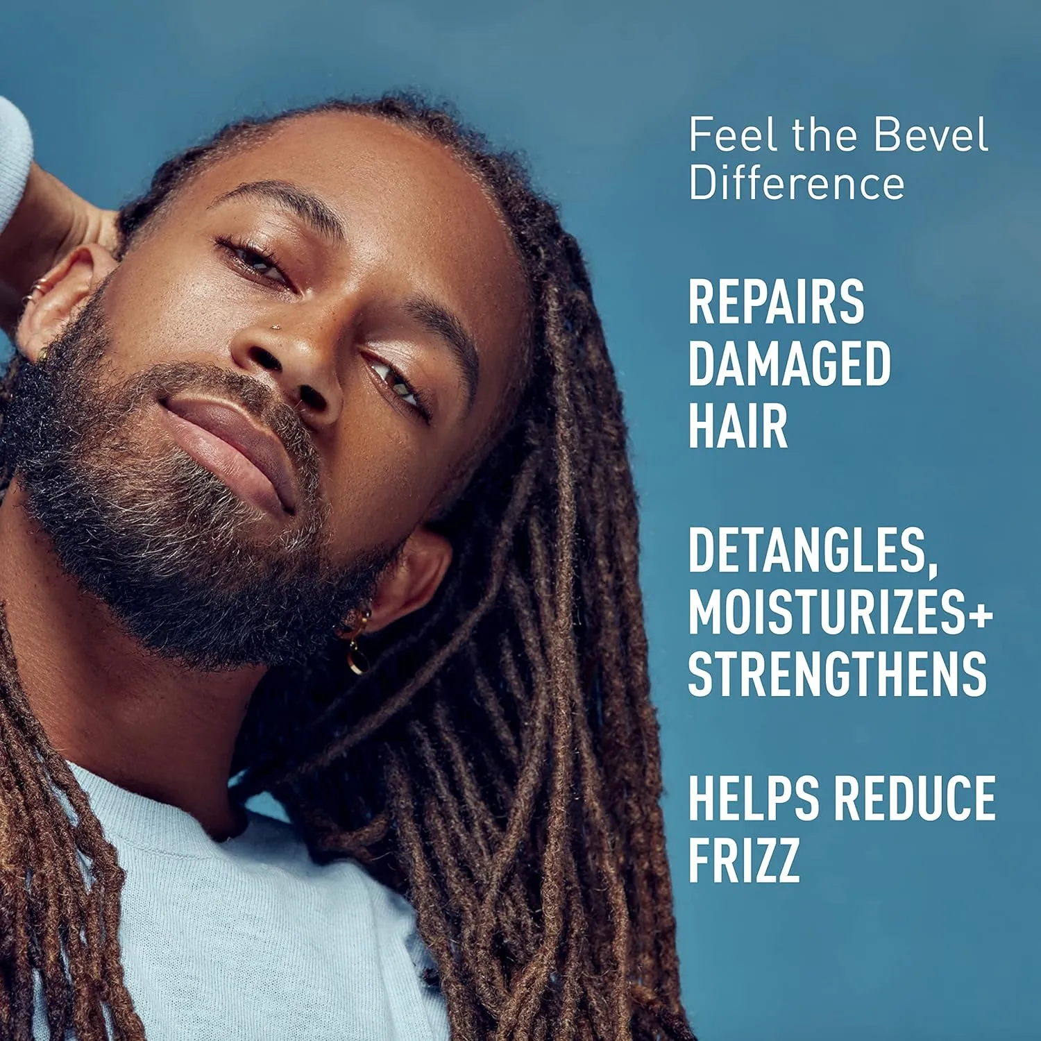 Bevel Hair Conditioning Daily Hair Lotion Leave-in Styler with Hemp Seed Oil - 7 oz