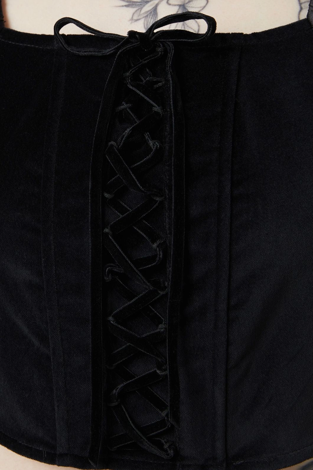 Boudoir Maid Velvet Corset