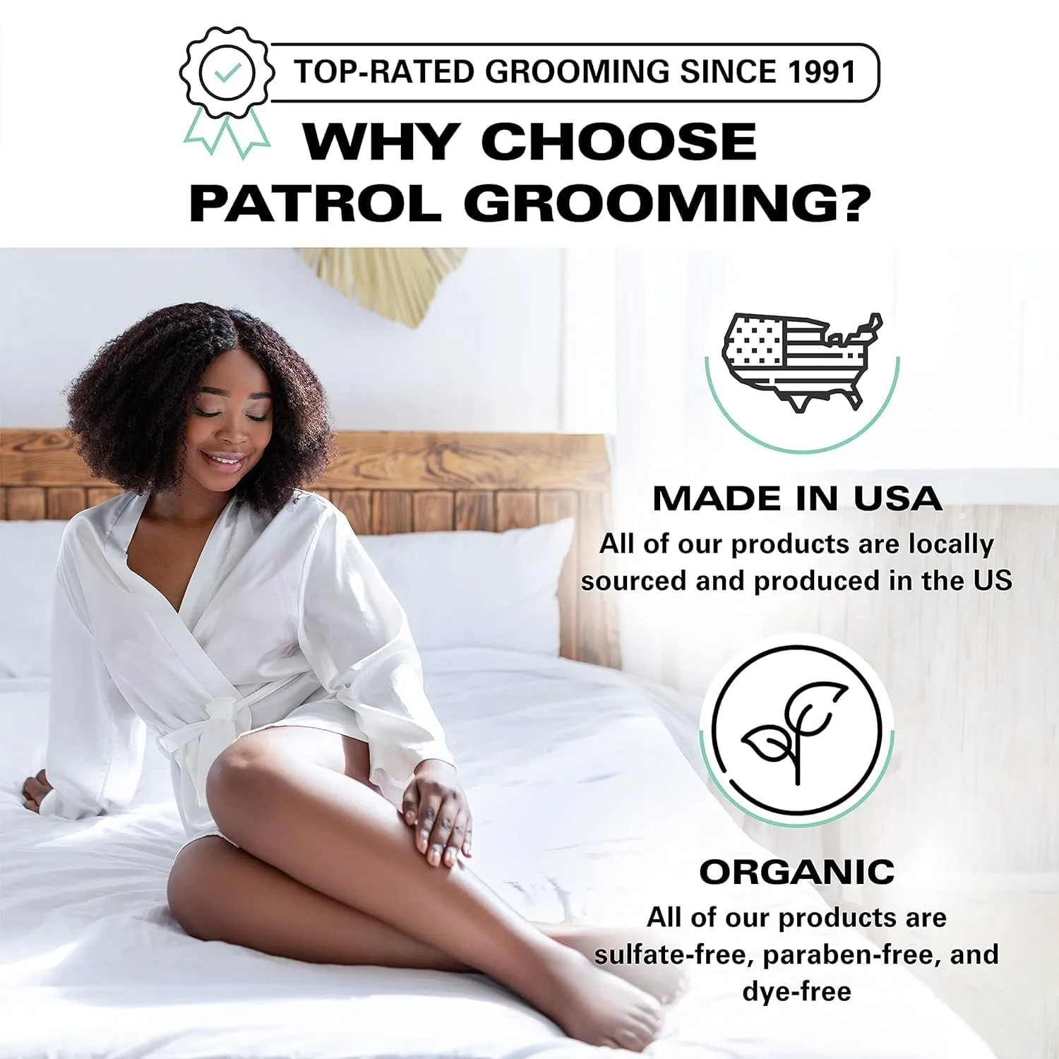 Bump Patrol for Her Calm & Hydrating Aftershave- Razor Bumps. Razor Burns. Ingrown Hairs