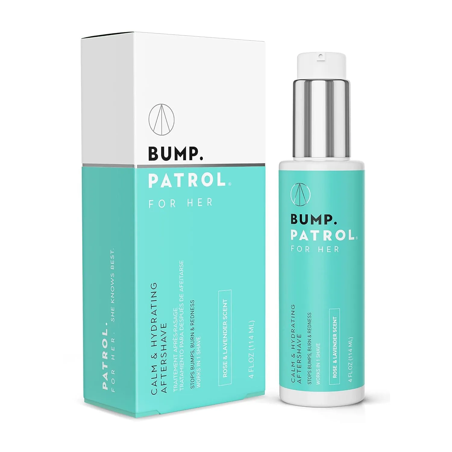 Bump Patrol for Her Calm & Hydrating Aftershave- Razor Bumps. Razor Burns. Ingrown Hairs