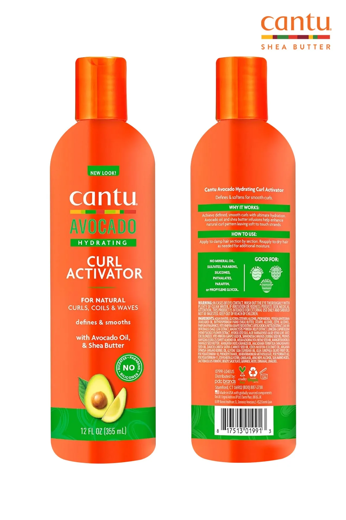 CANTU AVOCADO HYDRATING CURL ACTIVATOR CREAM 12oz