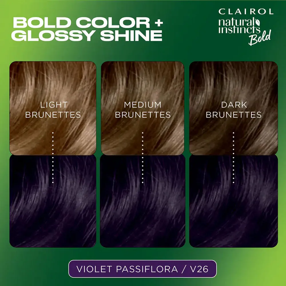 Clairol Natural Instincts Permanent Hair Color V26 Violet