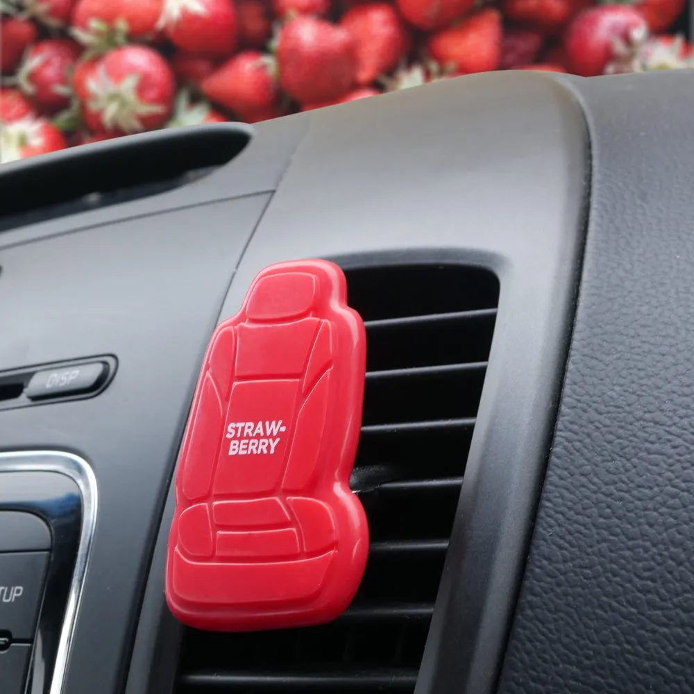 Clip On 3D Air Freshener - 5PK Red