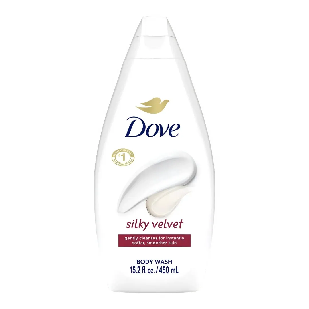 Dove Silky Velvet Body Wash - 15.2 oz