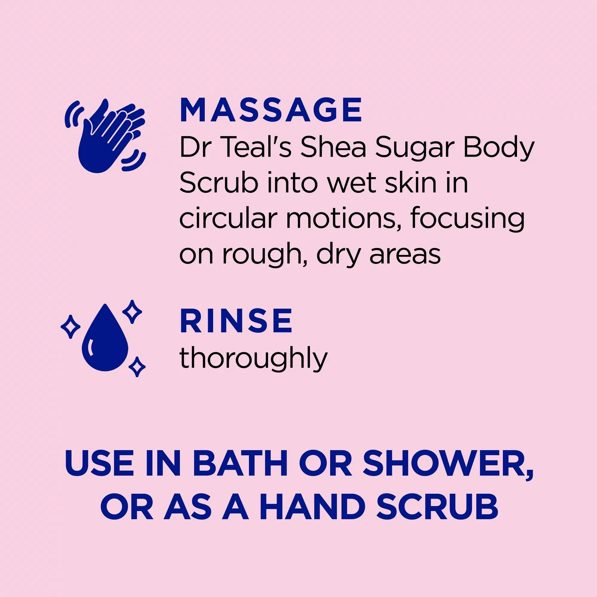 Dr. Teal's Shea Sugar Body Scrub Pomegranate & Black Current Essential Oils- 19 oz