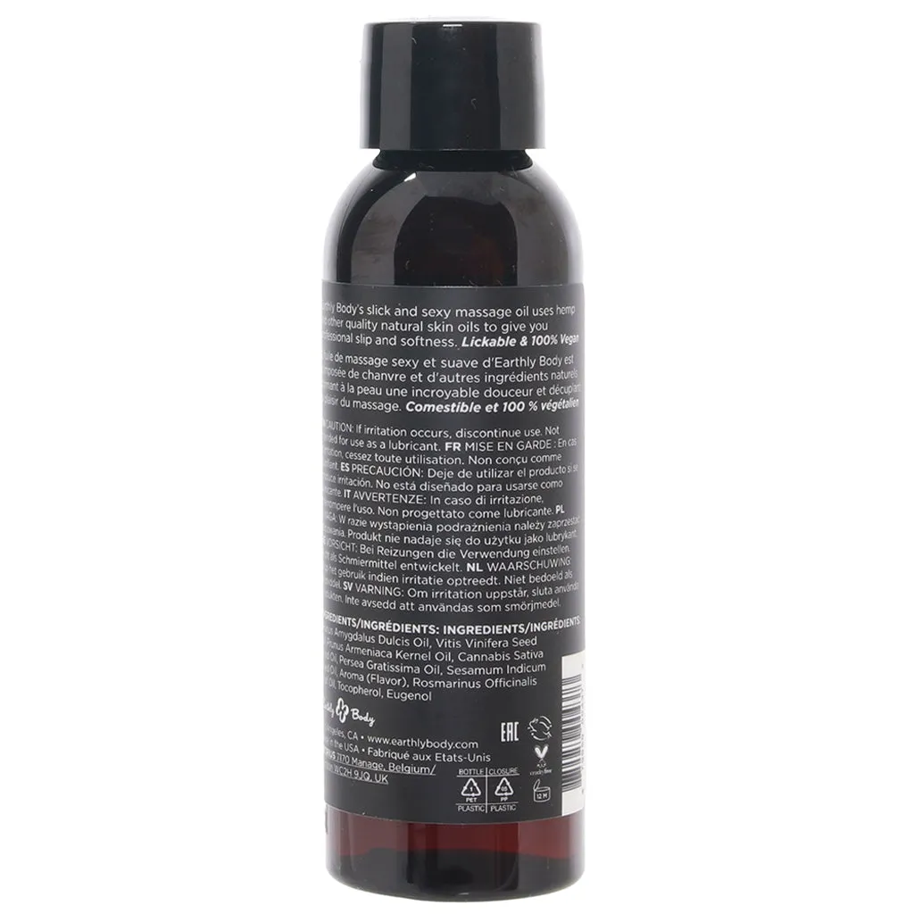 Edible Massage Oil 2oz/60ml in Cherry Burst