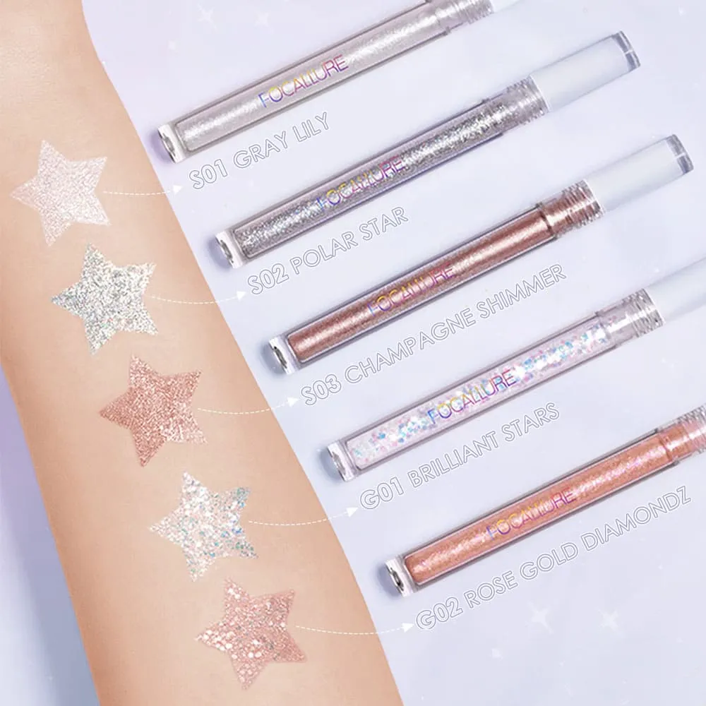 Focallure Glittering Liquid Eyeshadow S01