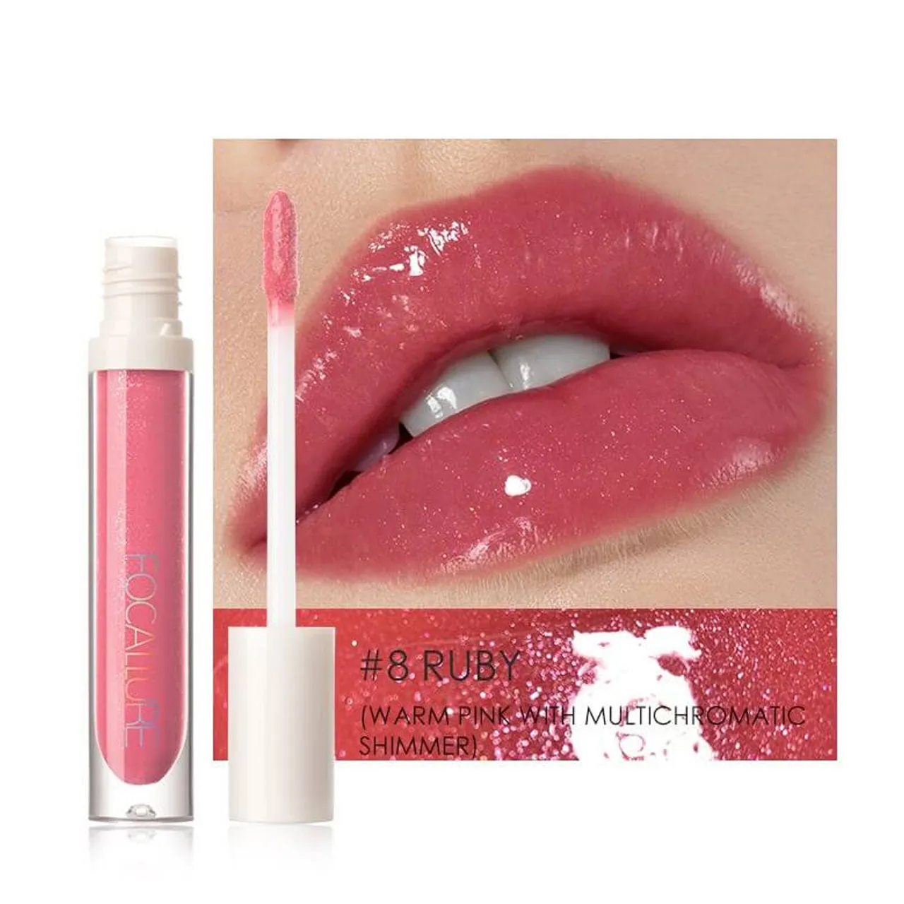 Focallure Plump High Shine Lip Glow 08