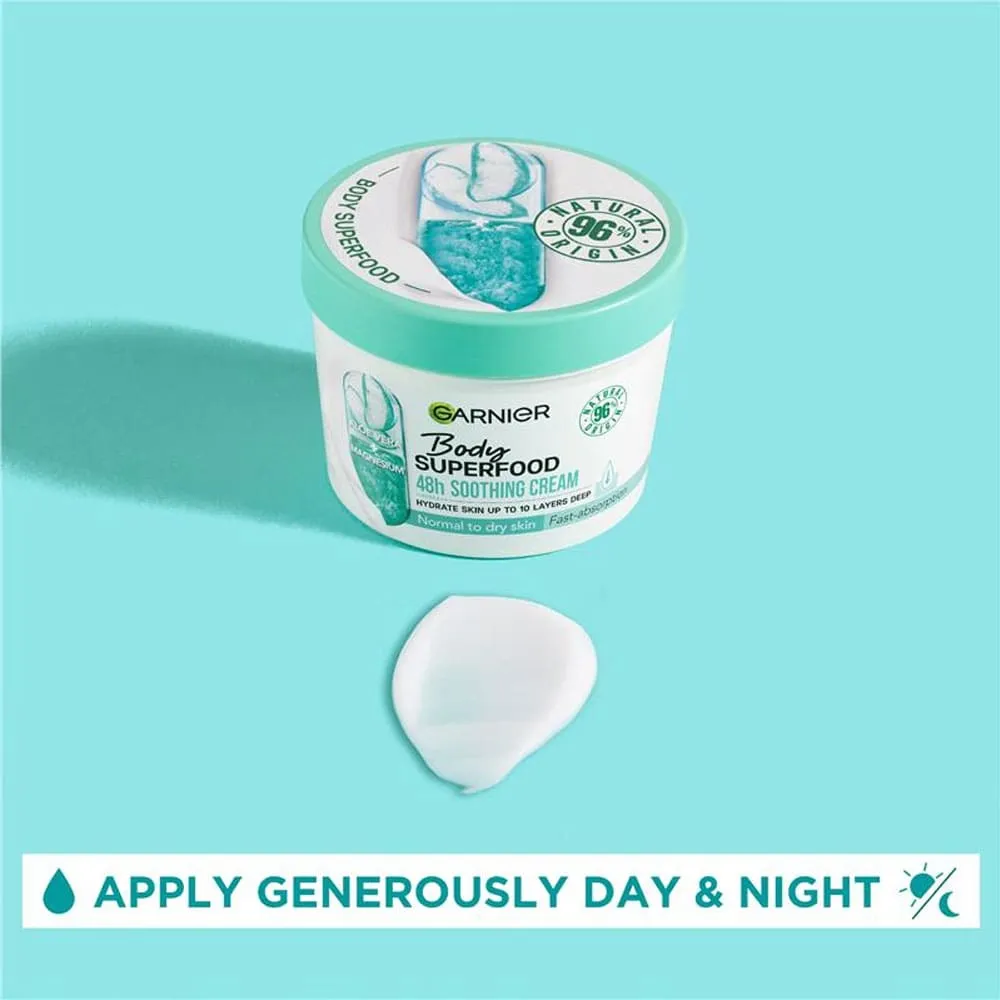 Garnier Body Superfood 48Hr Moisturising Cream Normal Dry Skin 380ml