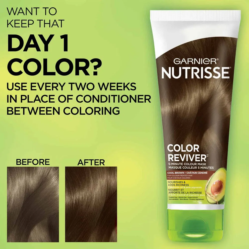 Garnier Nutrisse Color Reviver 5-Min Color Mask Cool Brown 125ml