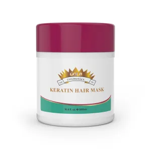 Gold Cosmetics | Salt Free Keratin hair mask | 500 ml