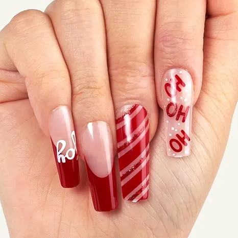 Gold Finger Holiday Limited Edition Press On Nails 24 Pcs [GD01YX]