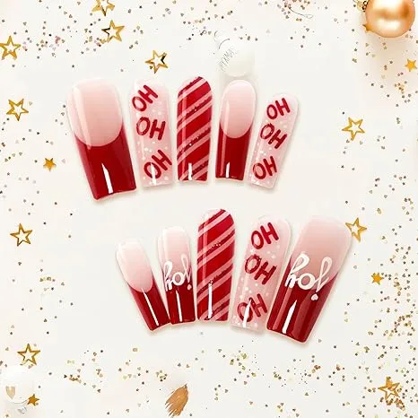 Gold Finger Holiday Limited Edition Press On Nails 24 Pcs [GD01YX]