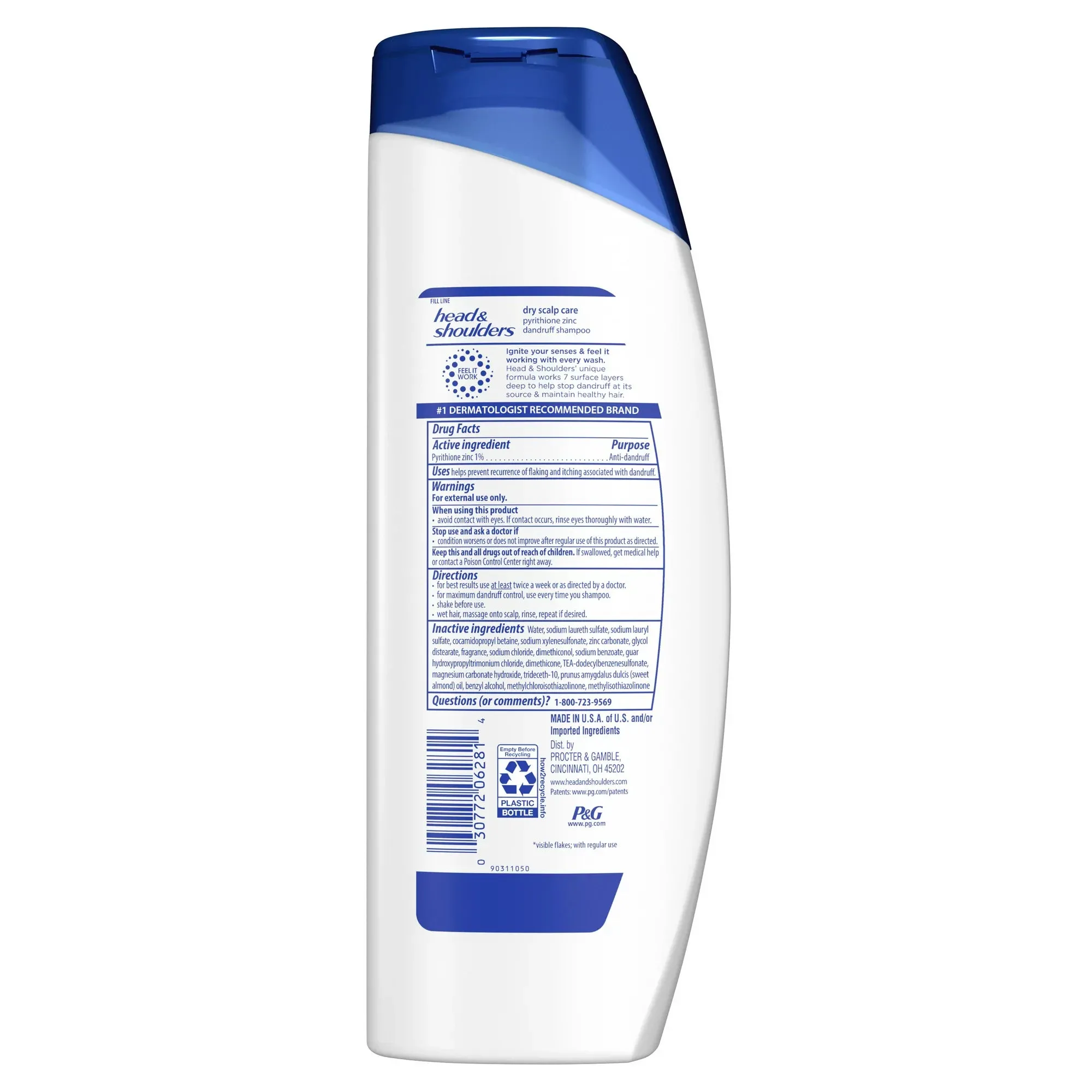 Head & Shoulders Dandruff Shampoo. Dry Scalp Care. 12.5 oz