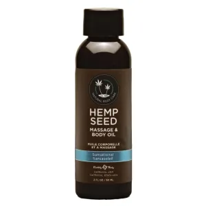 Hemp Seed Massage and Body Oil Sunsational