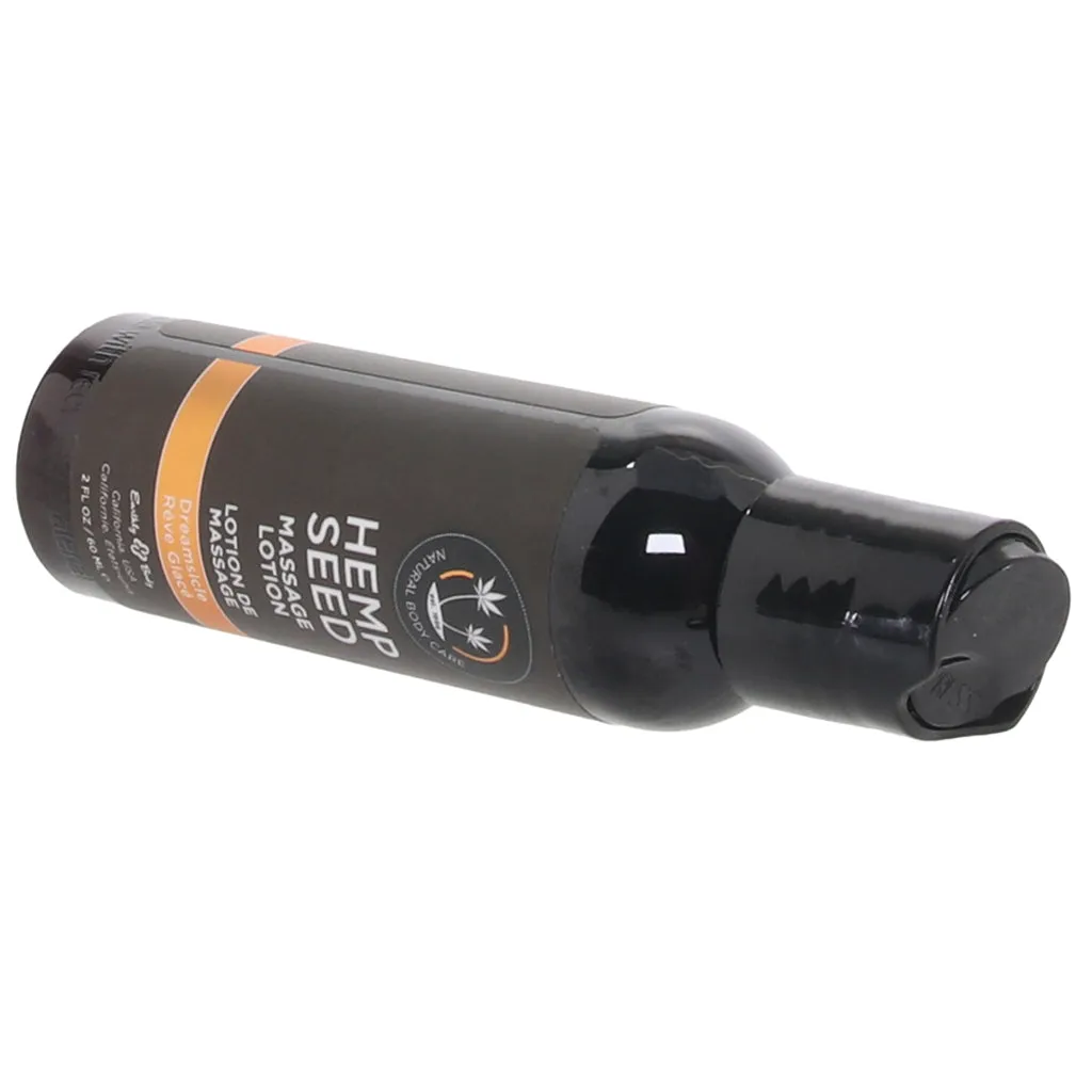 Hemp Seed Massage Lotion 2oz/60ml in Dreamsicle