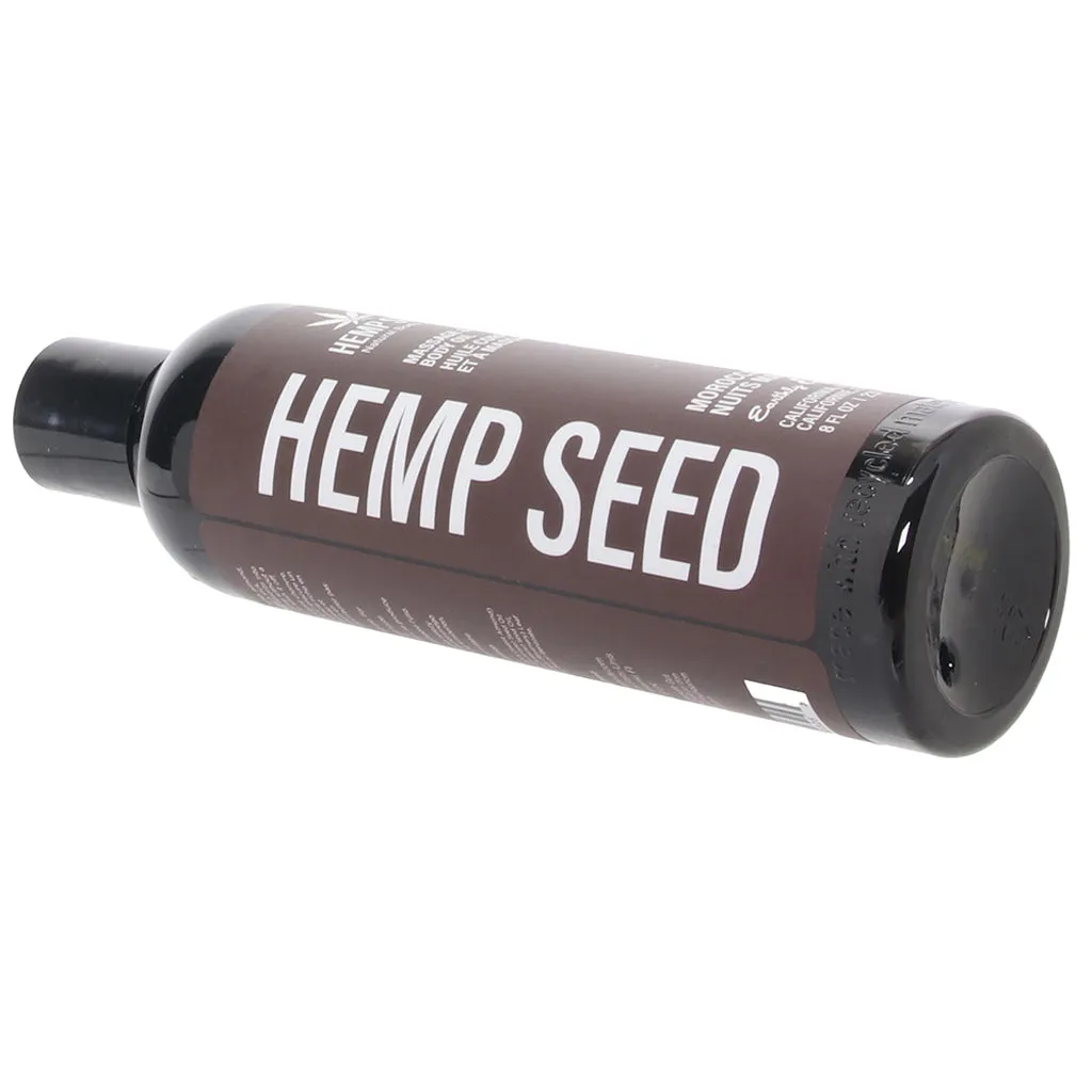 Hemp Seed Massage Oil 8oz/236ml in Moroccan Nights