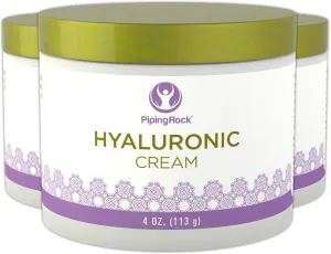 Hyaluronic Cream, 4 oz (113 g) Jar, 3  Jars
