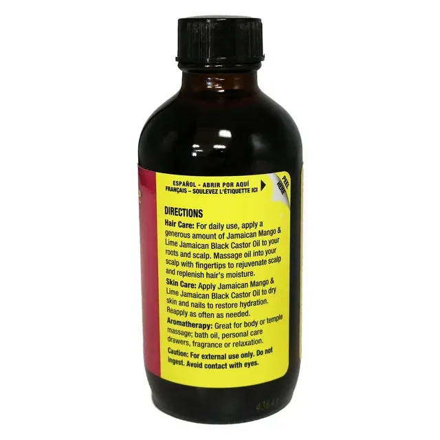 Jamaican Mango & Lime Black Castor Oil - Lavender - 4 oz