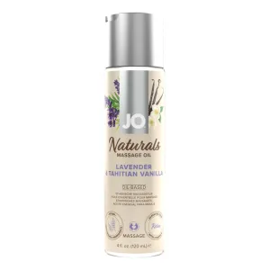 JO Naturals Vegan Massage Oil - Lavender & Tahitian Vanilla