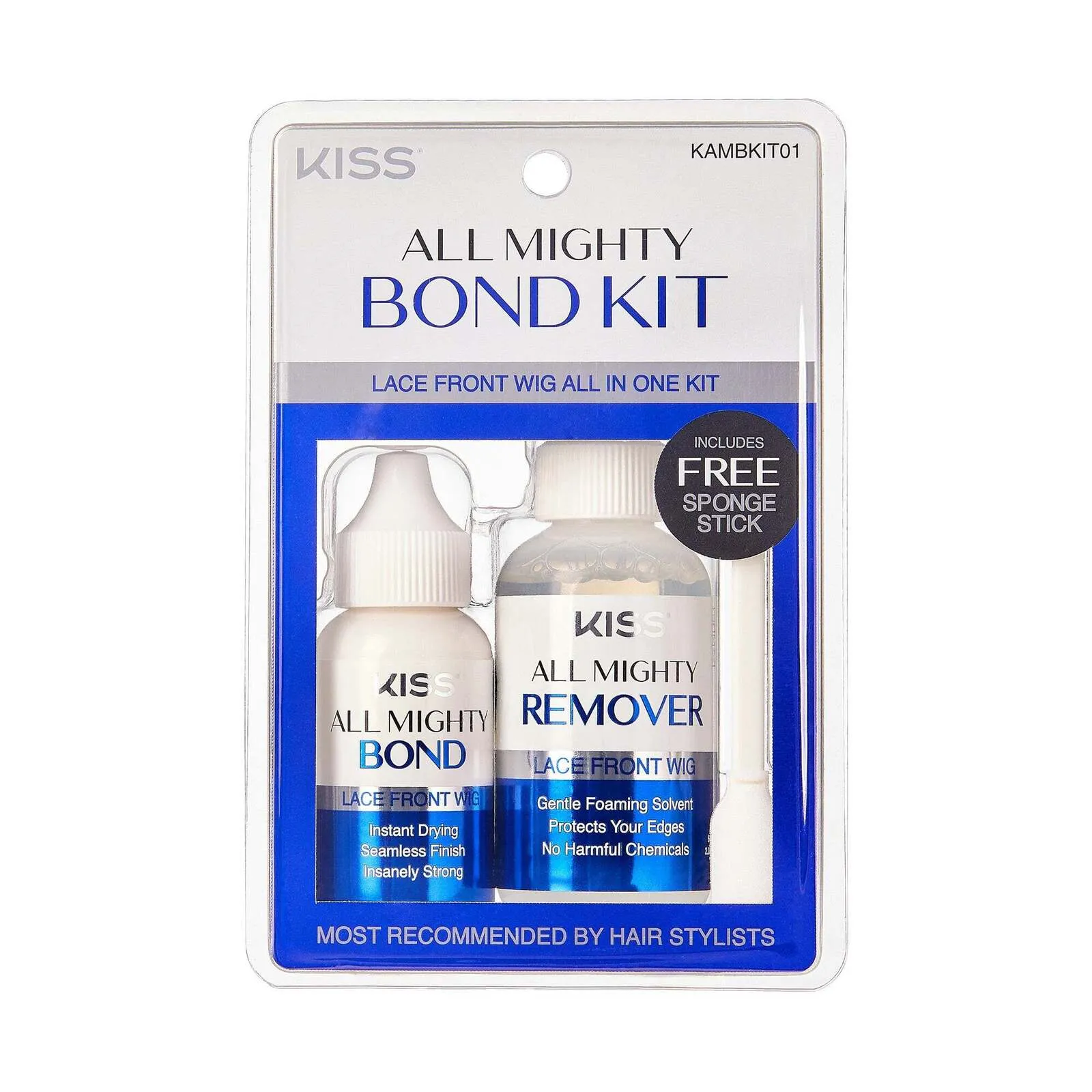 Kiss All Mighty Bond Kit - Lace Front Wig All in One Kit - [KAMBKIT01]