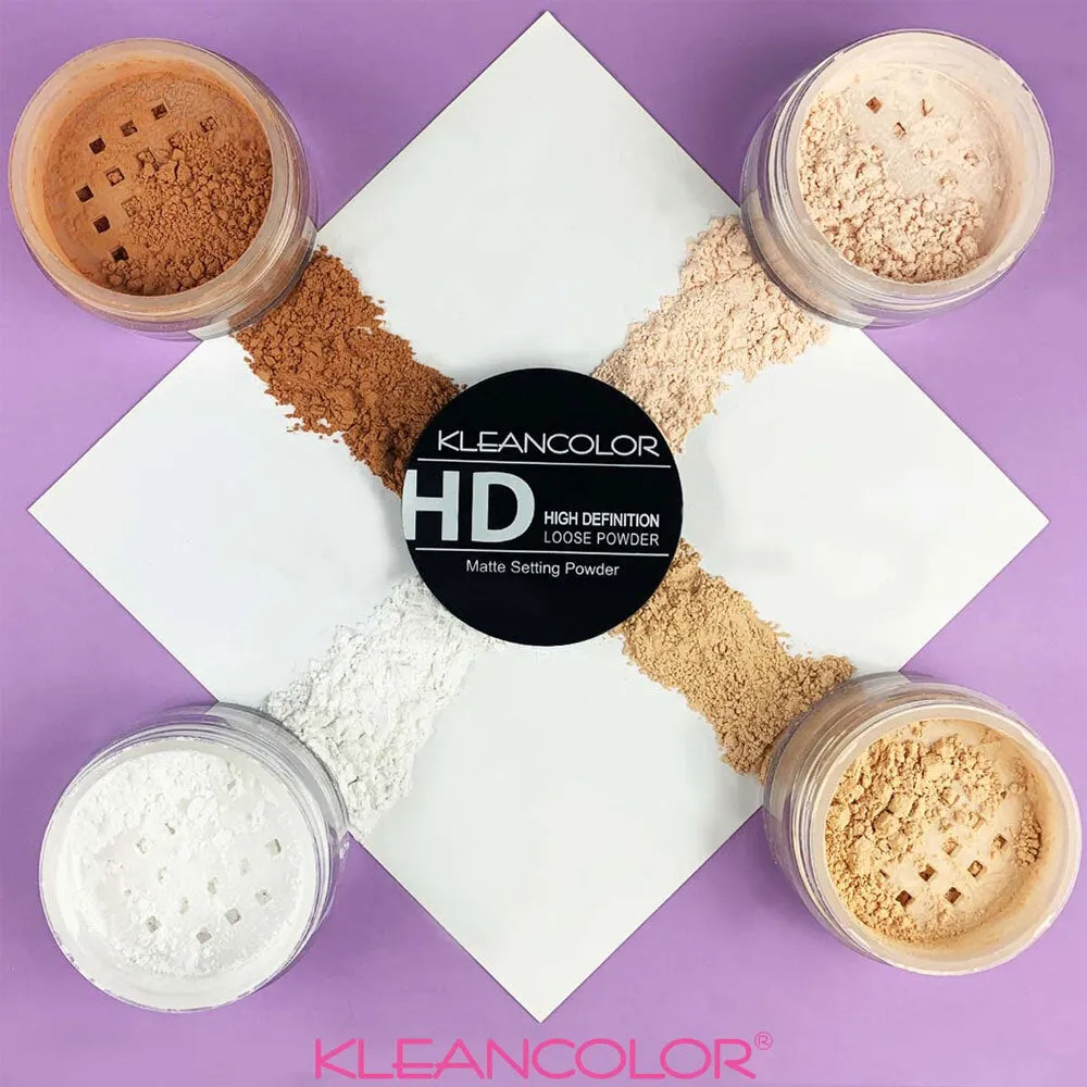 KleanColor High Definition Loose Powder Matte Setting Powder Deep