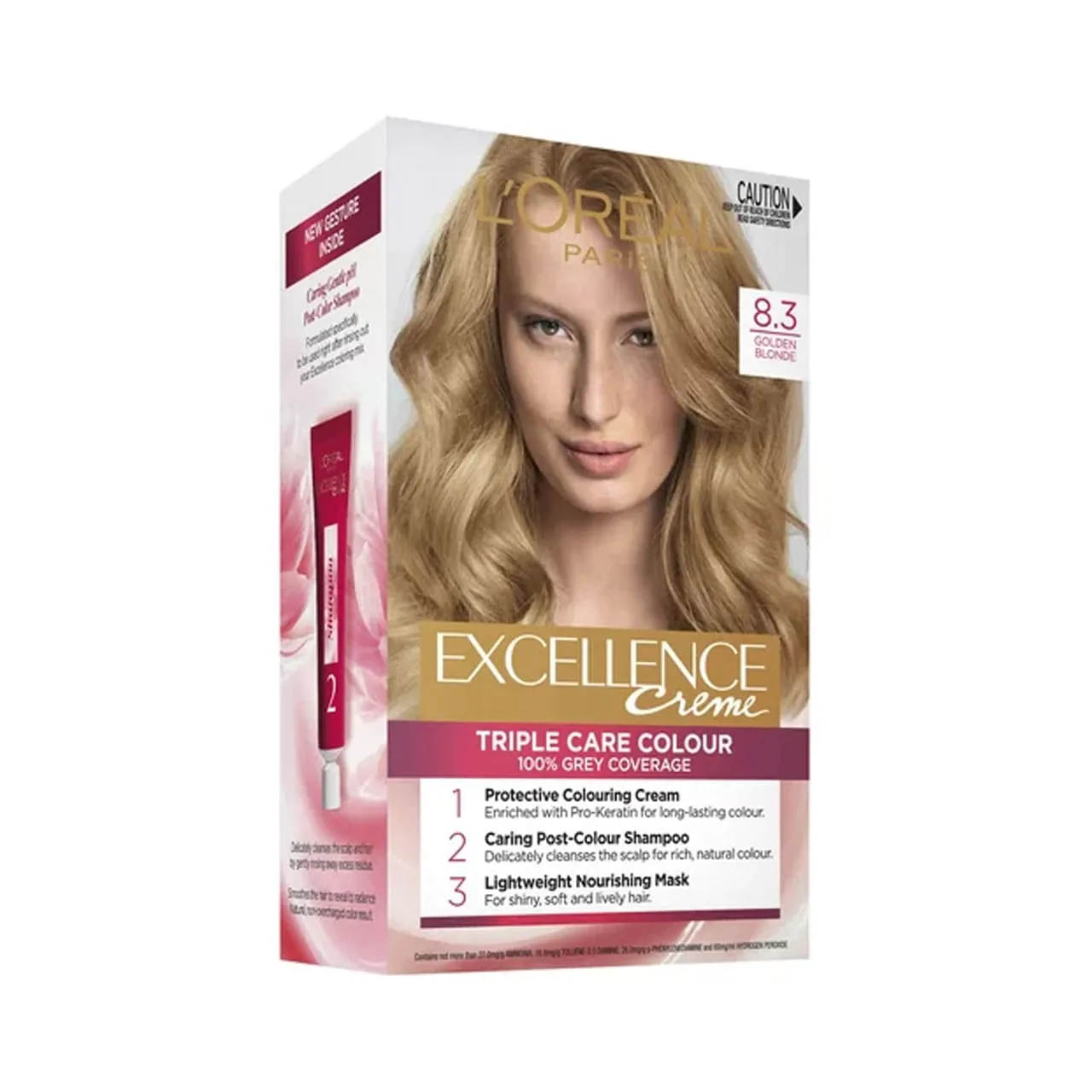 L'Oreal Excellence Creme Hair Colour 8.3 Golden Blonde