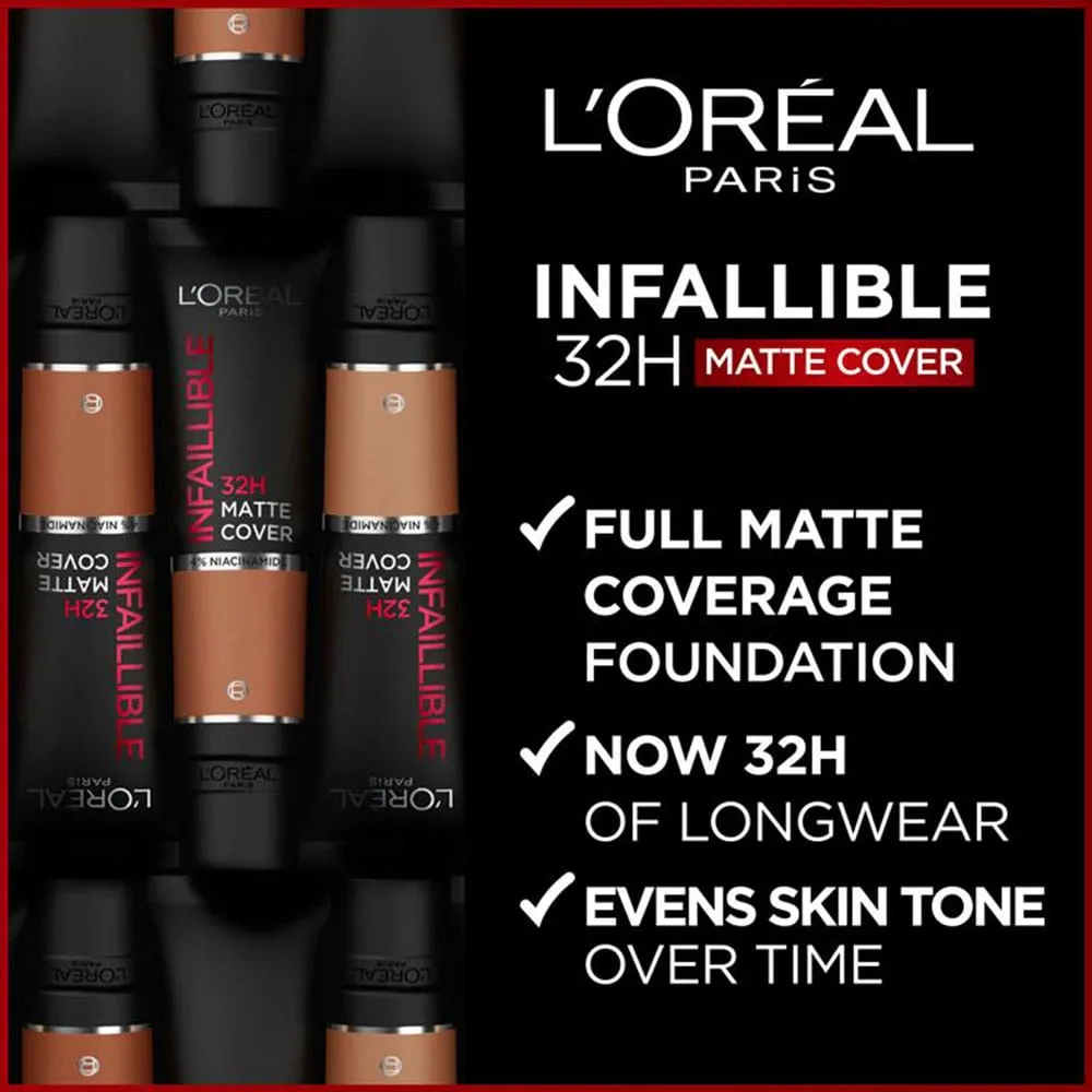 L'Oreal Infallible 32Hr Matte Foundation 290 Golden Amber 30ml