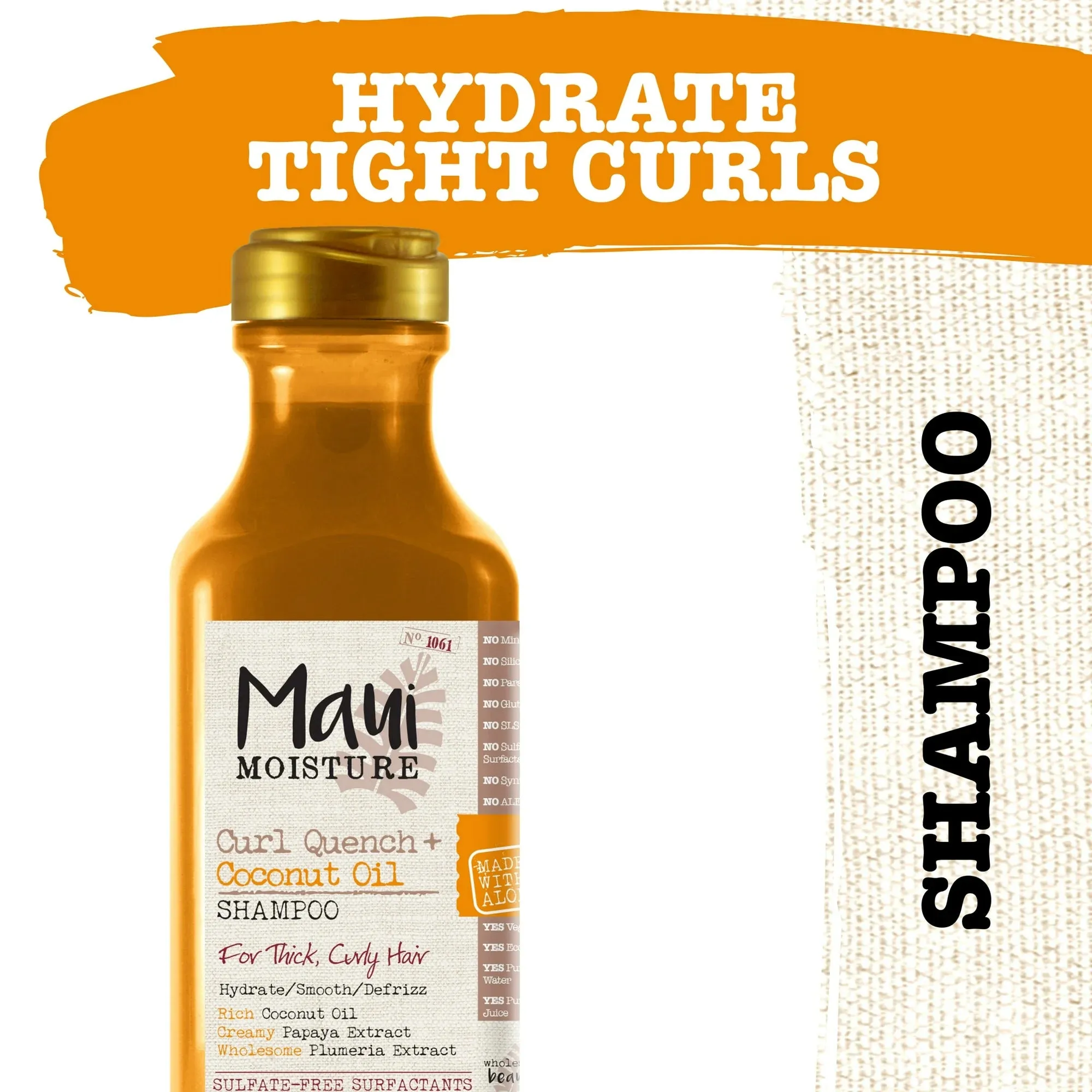 Maui Moisture Curl Quench   Coconut Oil Shampoo 13 oz