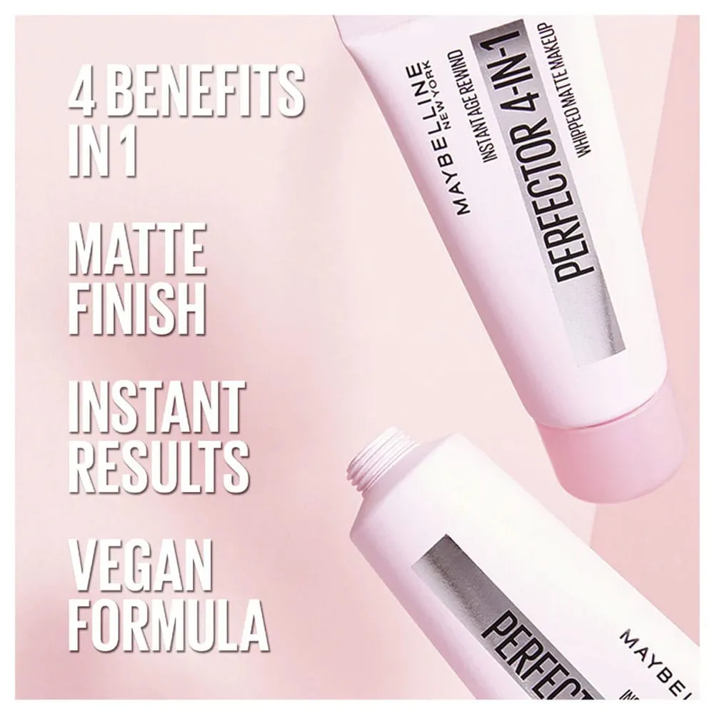 Maybelline Instant Anti Age Perfector 4-In-1 Whipped Matte Makeup 00 Fair/Light 30ml