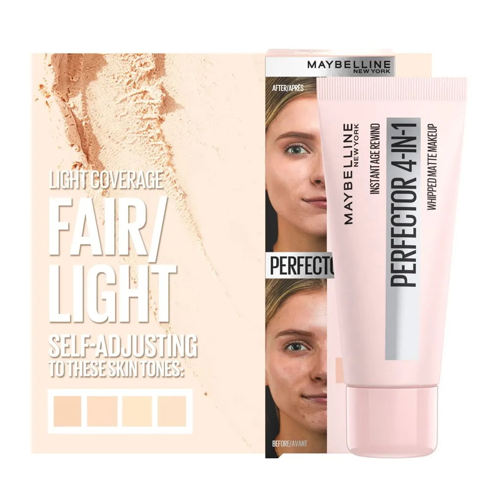 Maybelline Instant Anti Age Perfector 4-In-1 Whipped Matte Makeup 00 Fair/Light 30ml