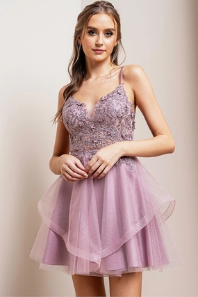 McKenzie Dress in Mauve Pink