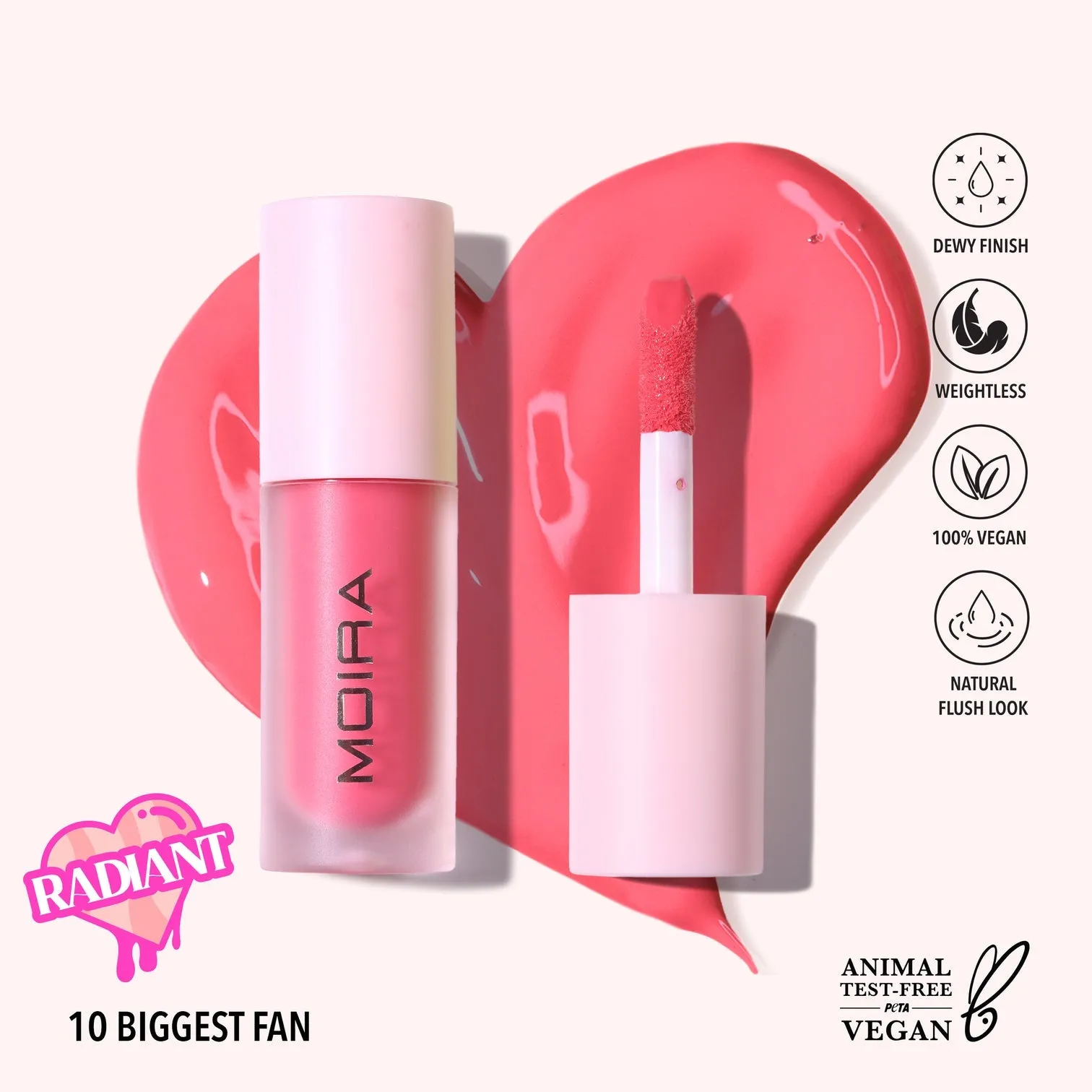 MOIRA - LOVE STEADY LIQUID BLUSH