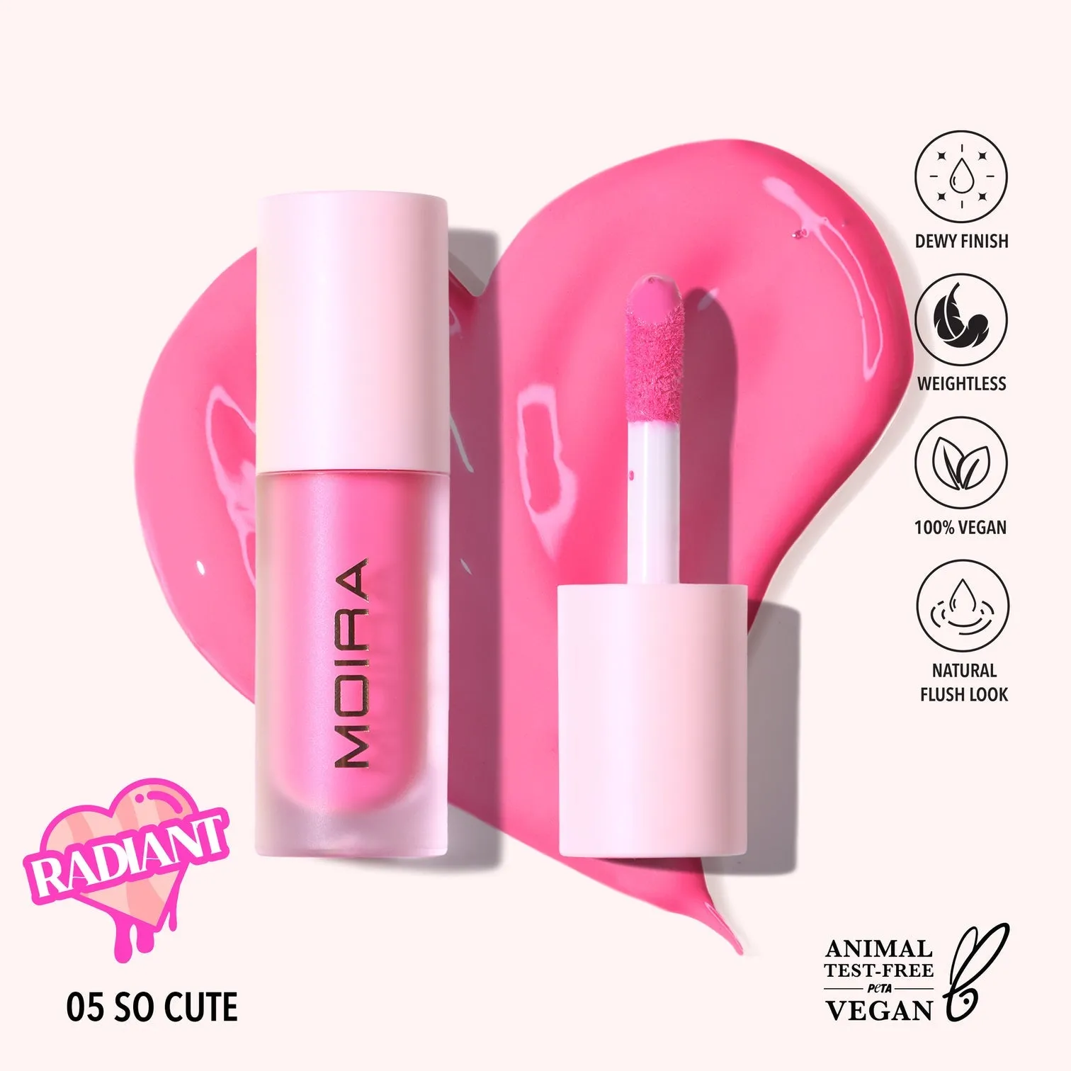 MOIRA - LOVE STEADY LIQUID BLUSH