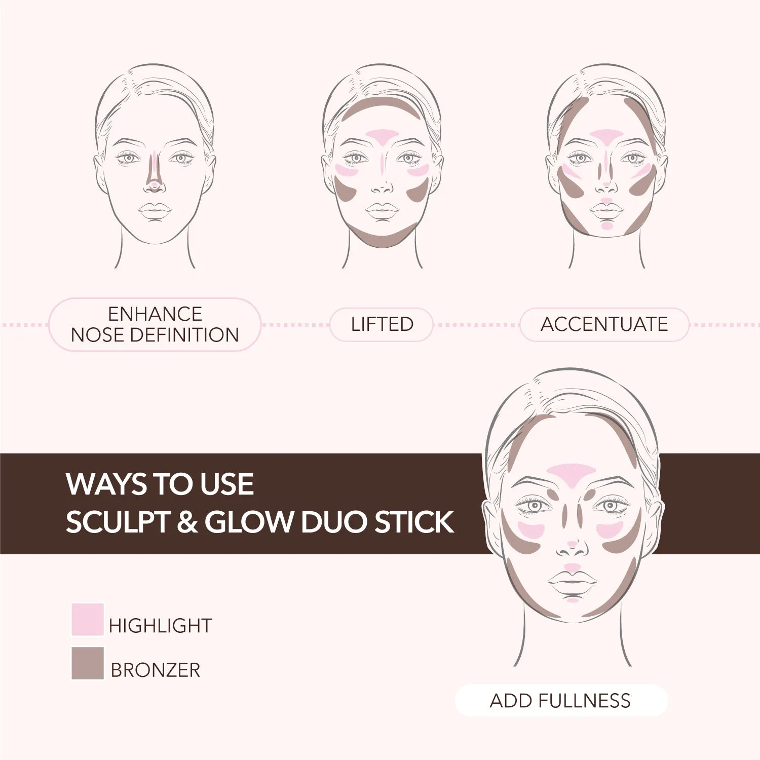 MOIRA - SCULPT & GLOW DUO STICK