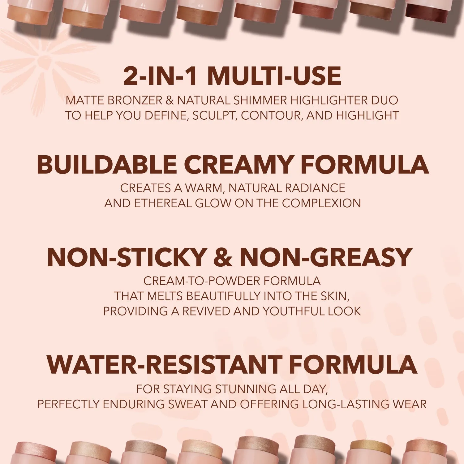 MOIRA - SCULPT & GLOW DUO STICK