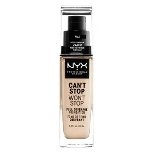 NYX Can't Stop Won't Stop Full Coverage Foundation Pale 30ml