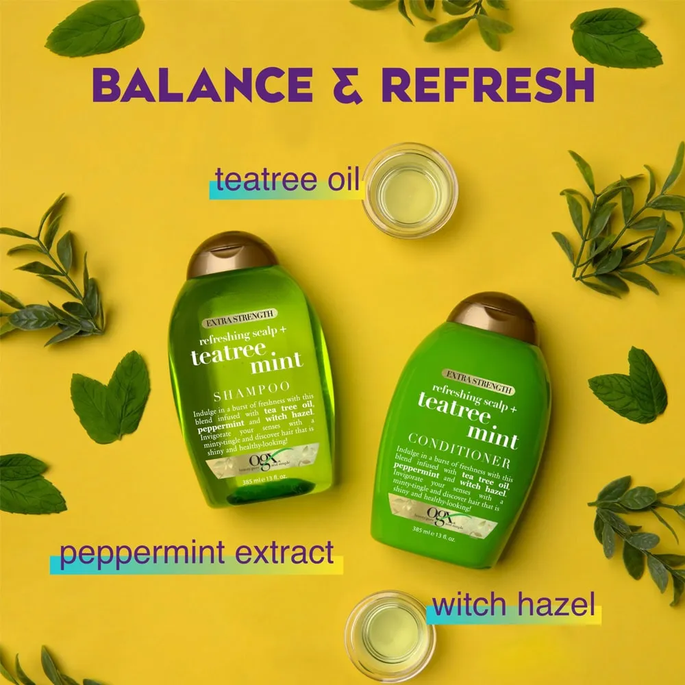 OGX Conditioner Refreshing Scalp   Teatree Mint 385ml