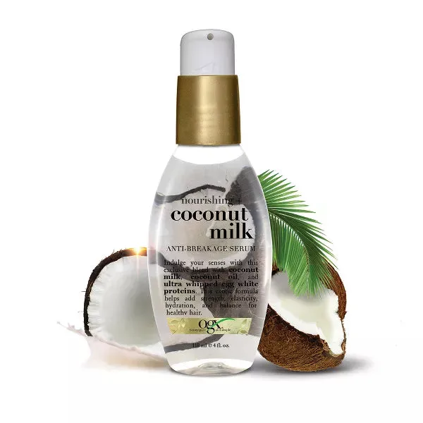 OGX Nourishing   Coconut Milk Anti Breakage Serum - 4 oz