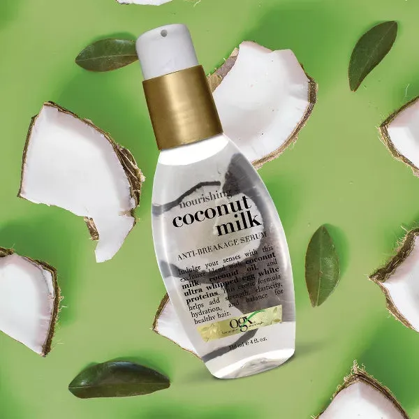 OGX Nourishing   Coconut Milk Anti Breakage Serum - 4 oz