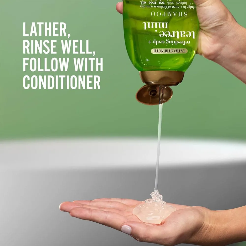 OGX Shampoo Refreshing Scalp   Teatree Mint 385ml