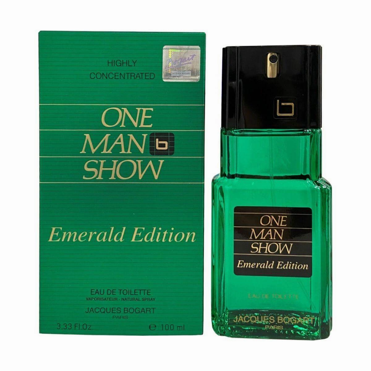 One Man Show Emerald Edition by Jacques Bogart cologne EDT 3.33 oz New in Box