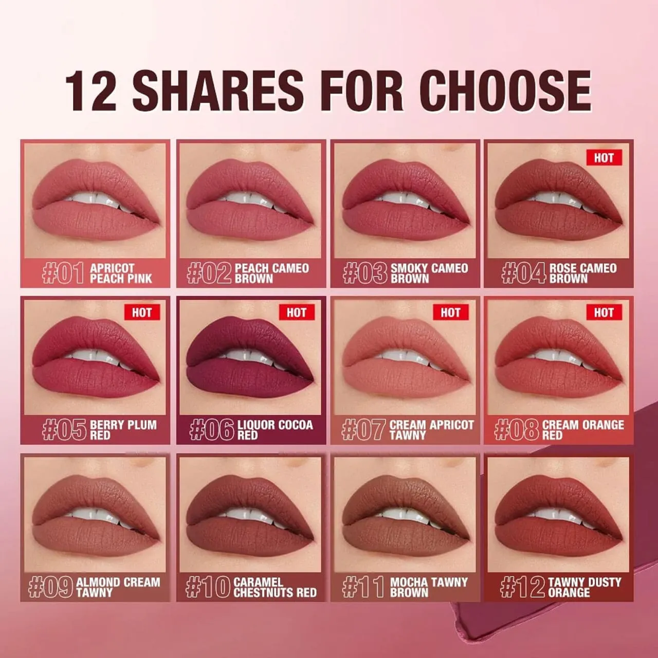 O.TWO.O High Energy Heavy Mist Matte Lip Glaze 05 Berry Plum Red