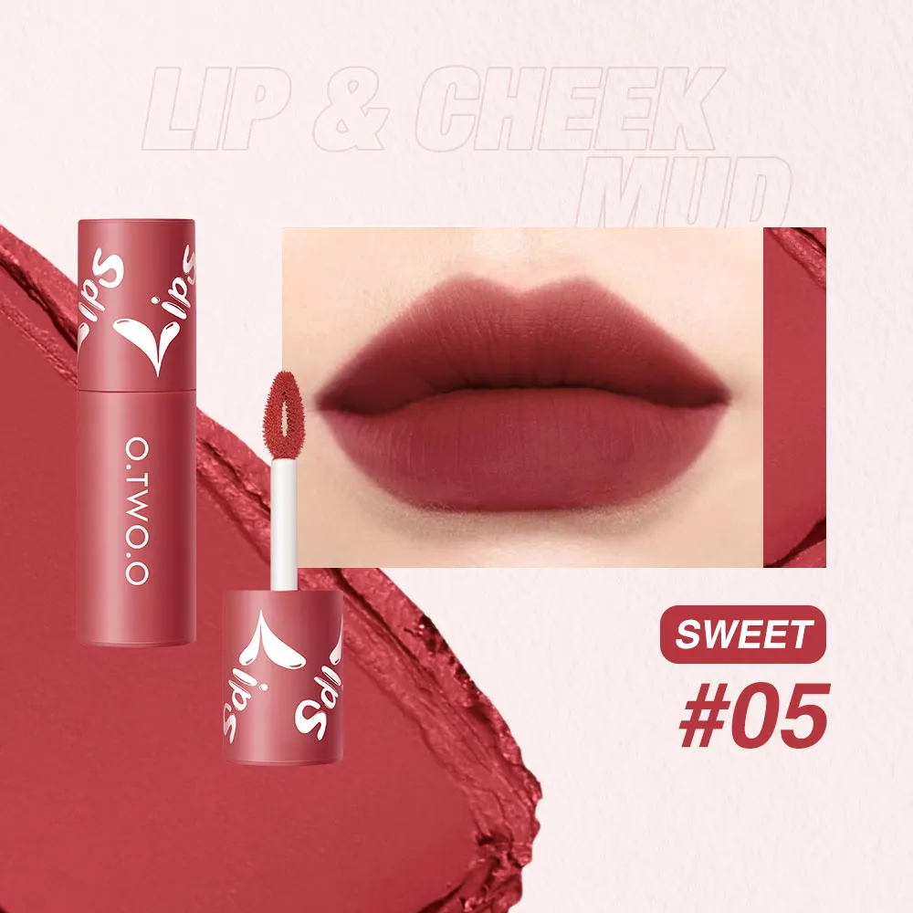 O.TWO.O Velvet Matte Lip & Cheek Mud 05