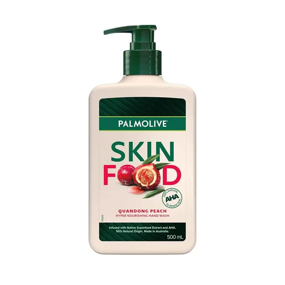 Palmolive Skin Food Hyper Nourishing Hand Wash Quandong Peach 500ml